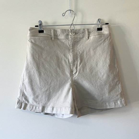 LOFT Khaki Shorts High Waist - Picture 1 of 8